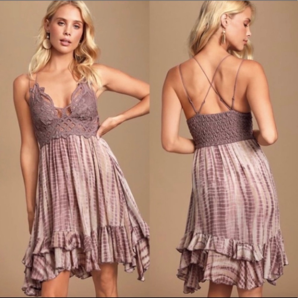 Brand New Free People Summer Tie Dye Dress - Picture 1 of 4